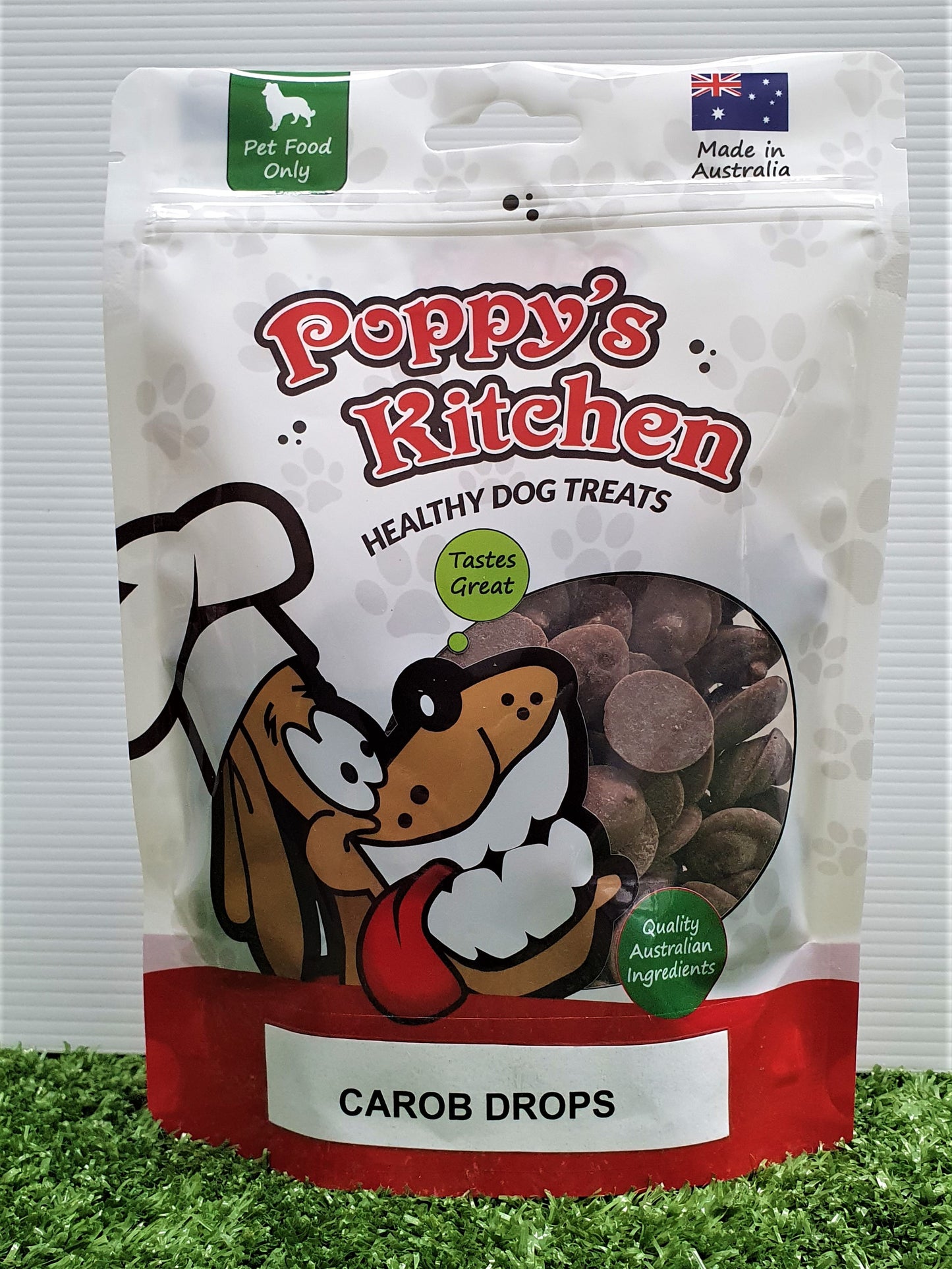 Poppys Kitchen Australian Made Carob Dog Treats 200G