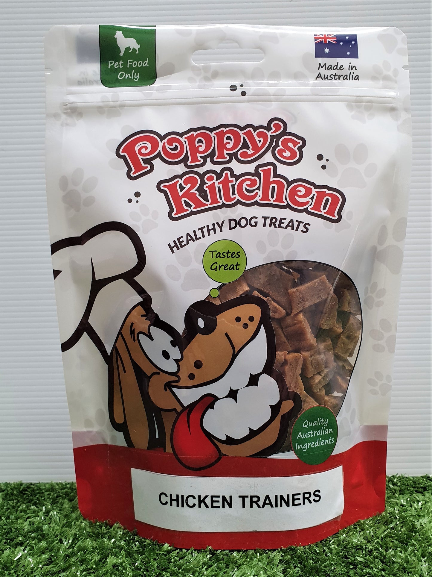 Poppys Kitchen Quality Australian Chicken & Lamb Trainer  Dog Treats 150g