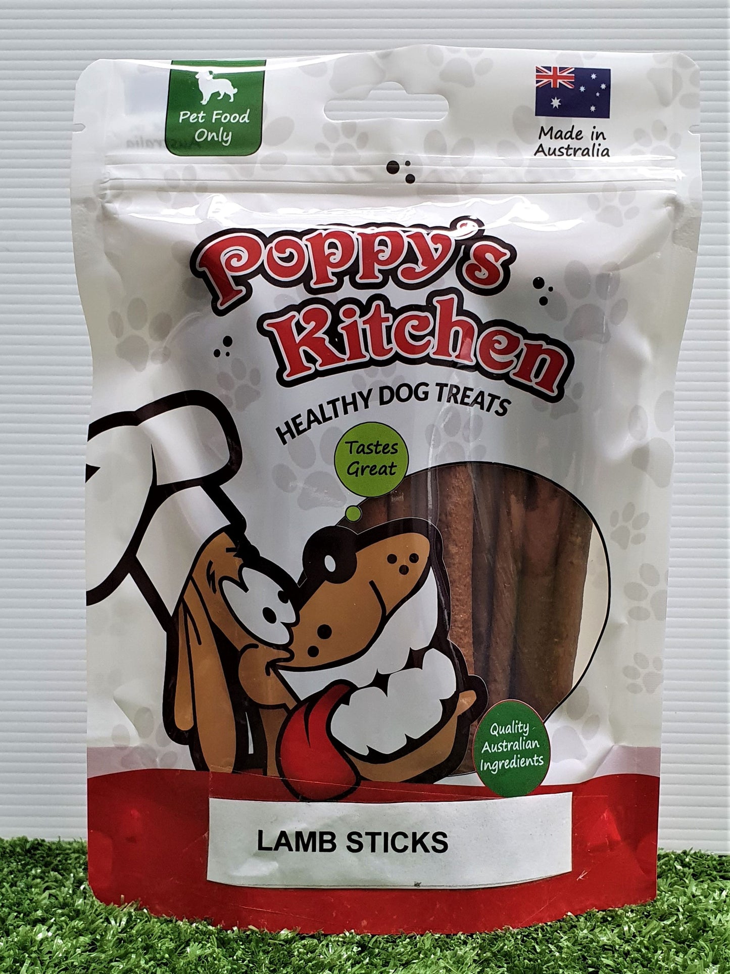 Poppys Kitchen Quality Australian  Lamb Sticks  Dog Treats