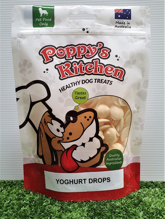 Poppys Kitchen Australian Made Yoghurt Dog Treats 200G